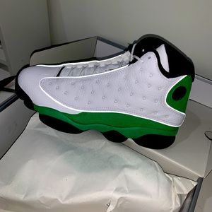 Jordan 13 Retro White Lucky Green